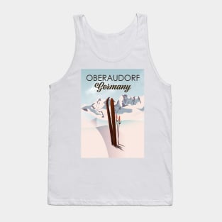 Oberaudorf Germany ski poster. Tank Top